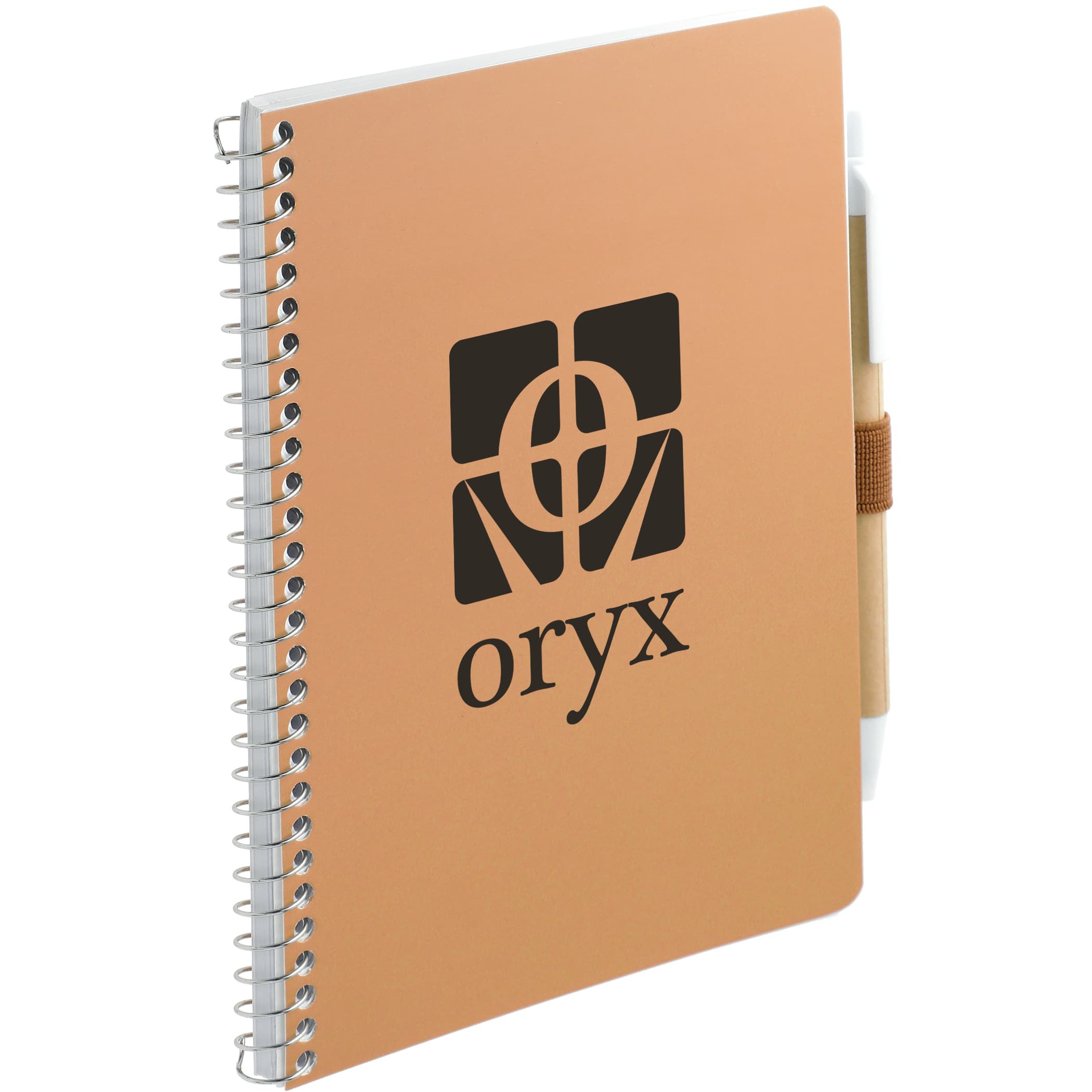 5” x 7” FSC® Mix Spiral Notebook with Pen - Image 20