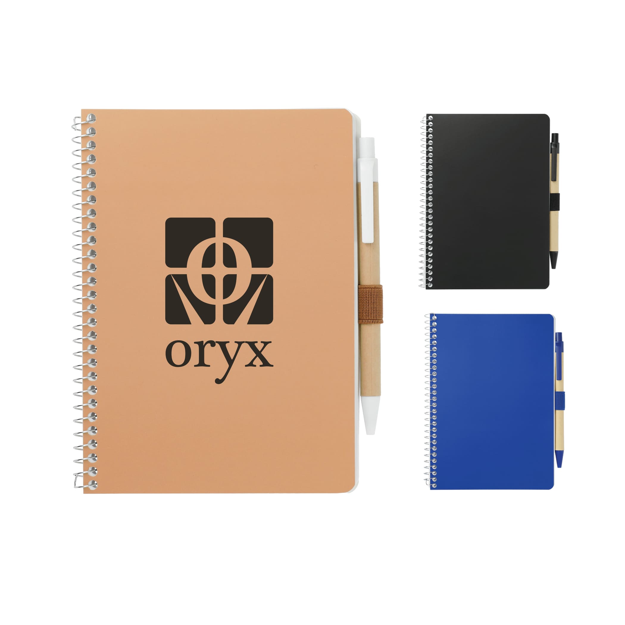 5” x 7” FSC® Mix Spiral Notebook with Pen - Image 22
