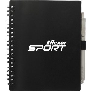 5.5” x 7” FSC® Recycled Spiral Notebook w/ RPET Pen