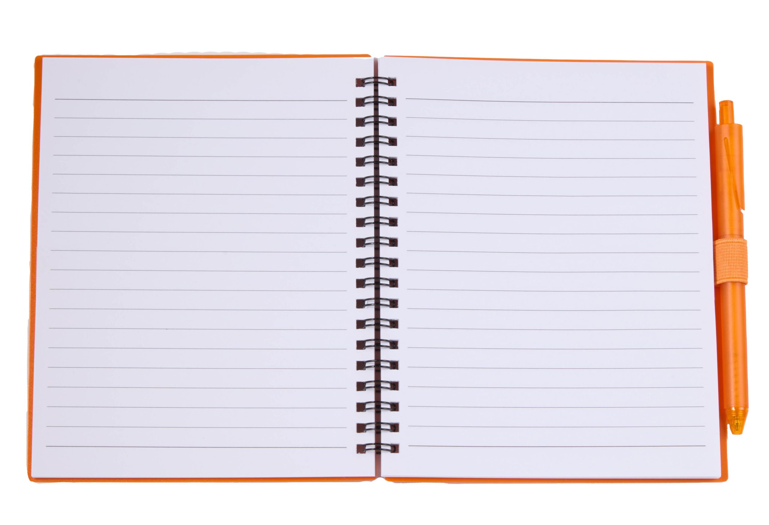 5.5” x 7” FSC® Recycled Spiral Notebook w/ RPET Pen - Image 19