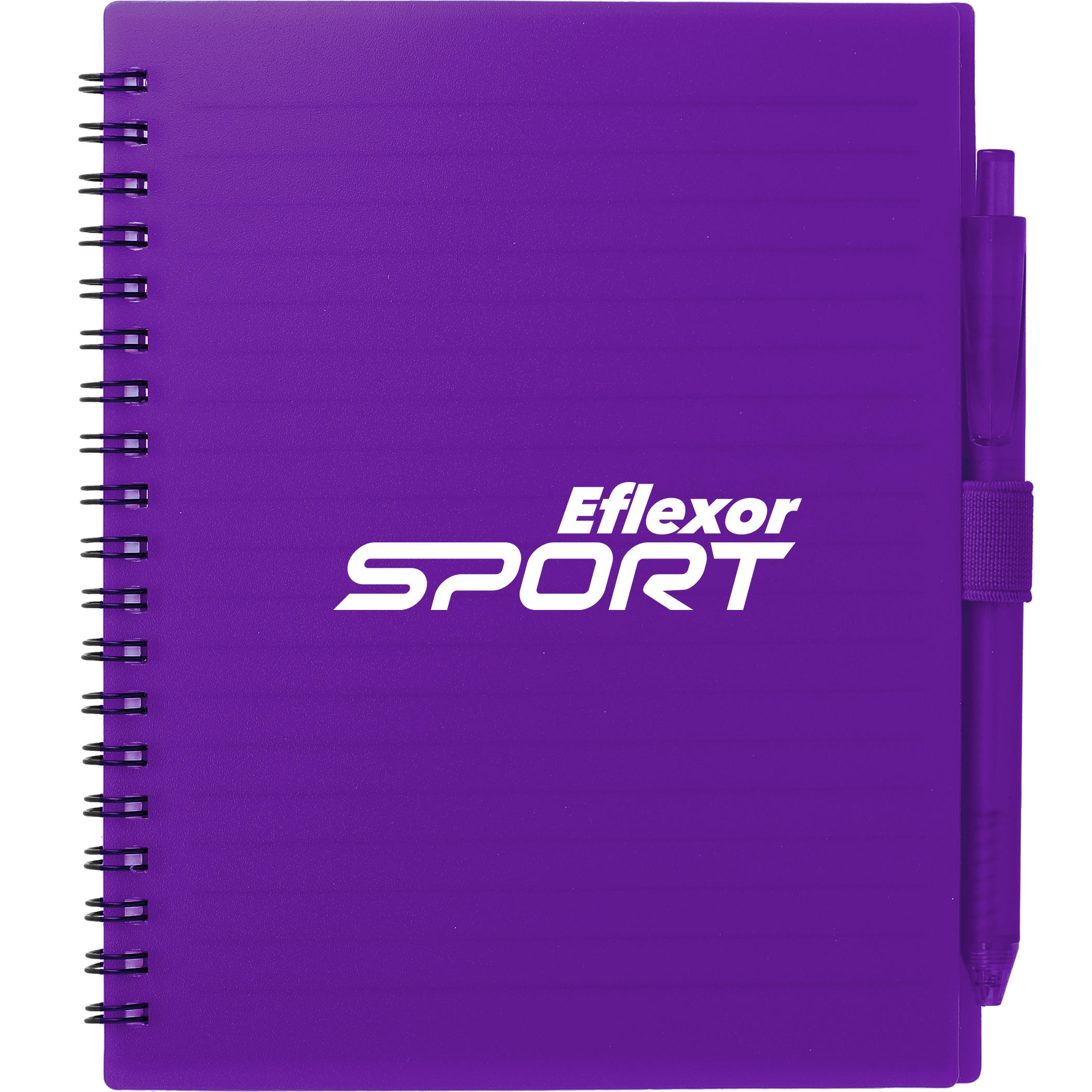5.5” x 7” FSC® Recycled Spiral Notebook w/ RPET Pen - Image 23