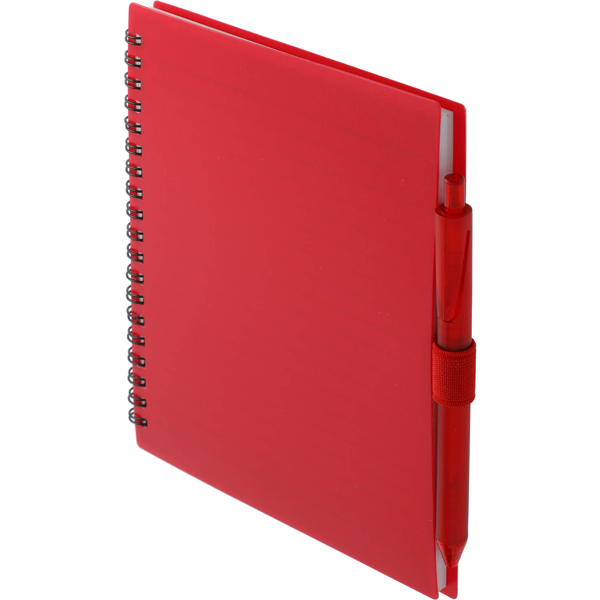 5.5” x 7” FSC® Recycled Spiral Notebook w/ RPET Pen - Image 25