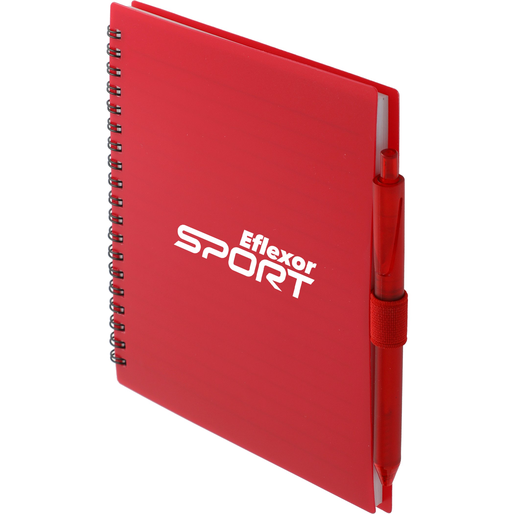 5.5” x 7” FSC® Recycled Spiral Notebook w/ RPET Pen - Image 28