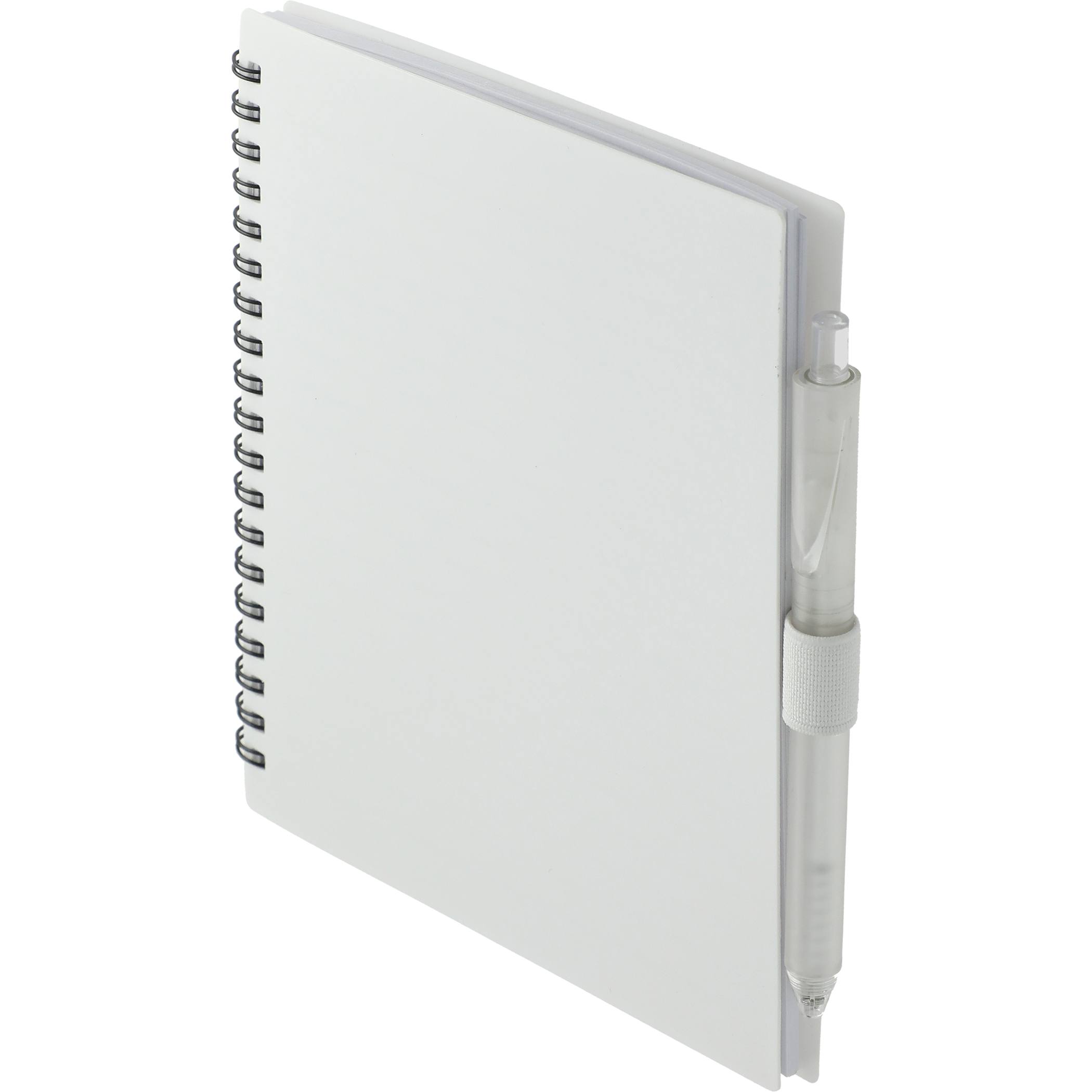 5.5” x 7” FSC® Recycled Spiral Notebook w/ RPET Pen - Image 32