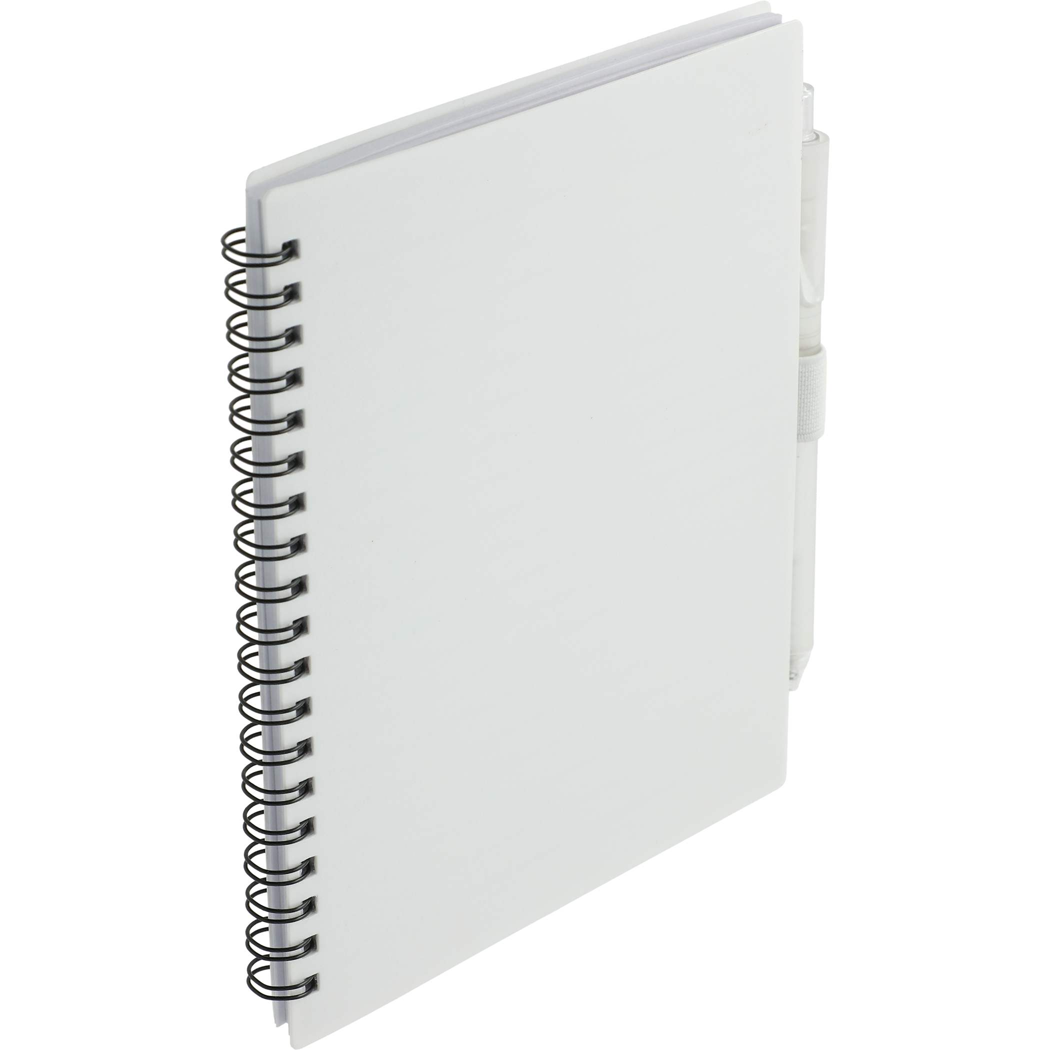 5.5” x 7” FSC® Recycled Spiral Notebook w/ RPET Pen - Image 33