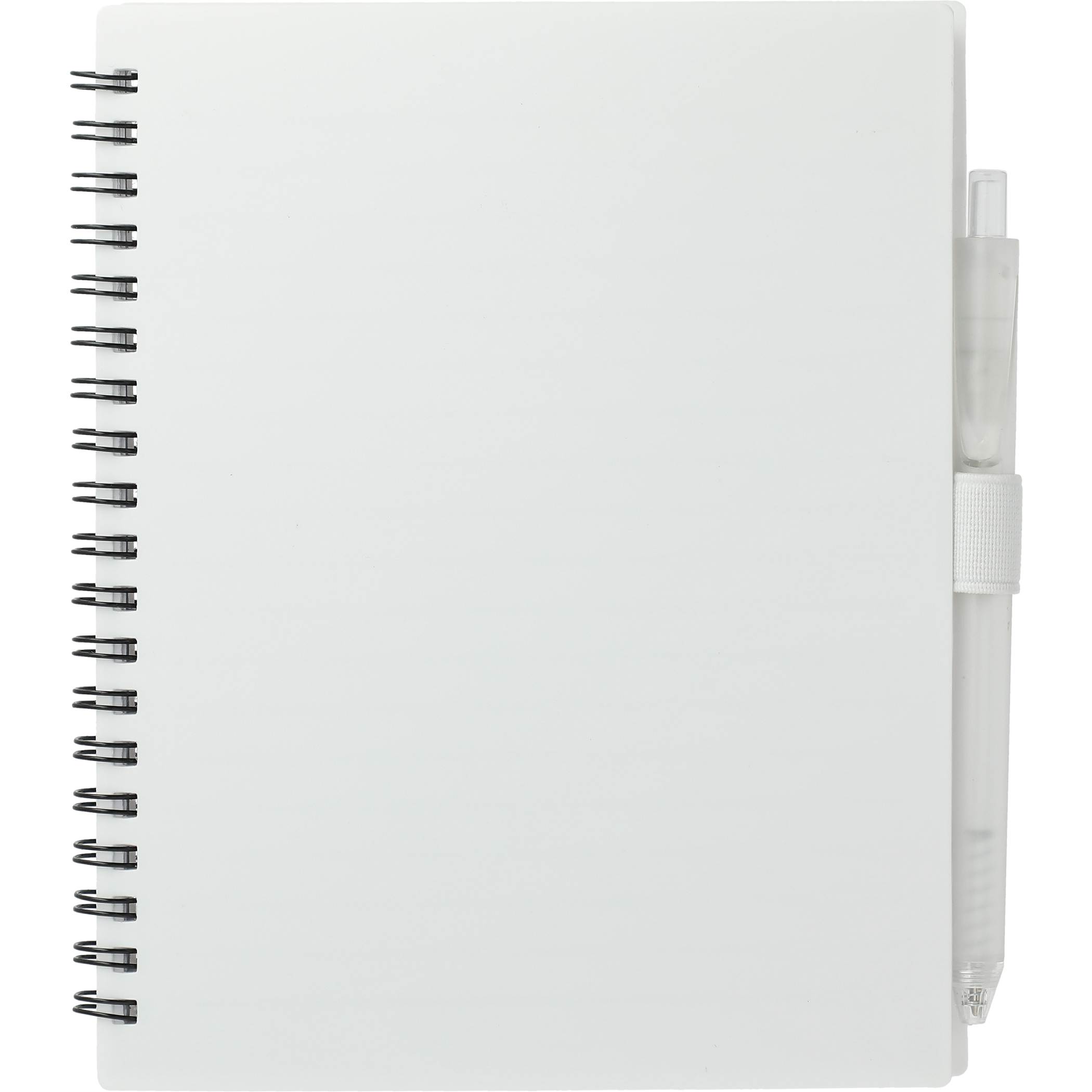 5.5” x 7” FSC® Recycled Spiral Notebook w/ RPET Pen - Image 34