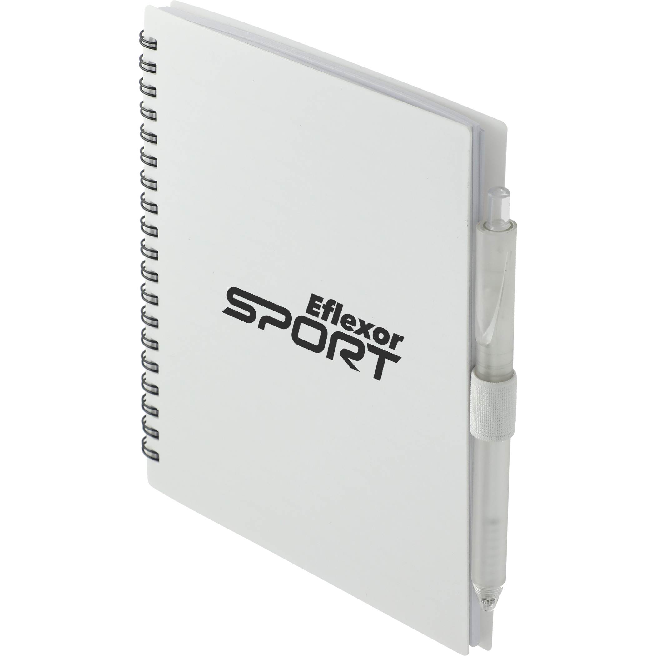 5.5” x 7” FSC® Recycled Spiral Notebook w/ RPET Pen - Image 35
