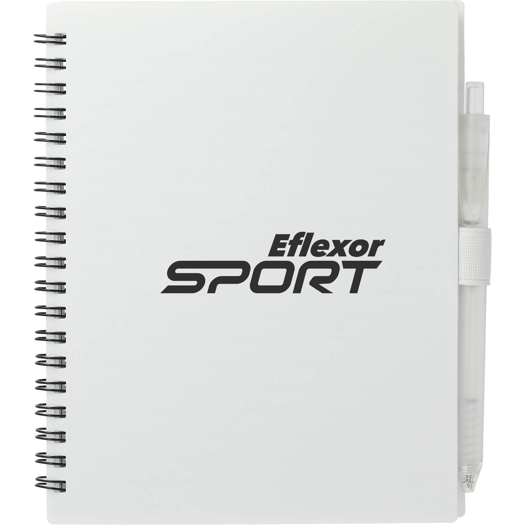 5.5” x 7” FSC® Recycled Spiral Notebook w/ RPET Pen - Image 37