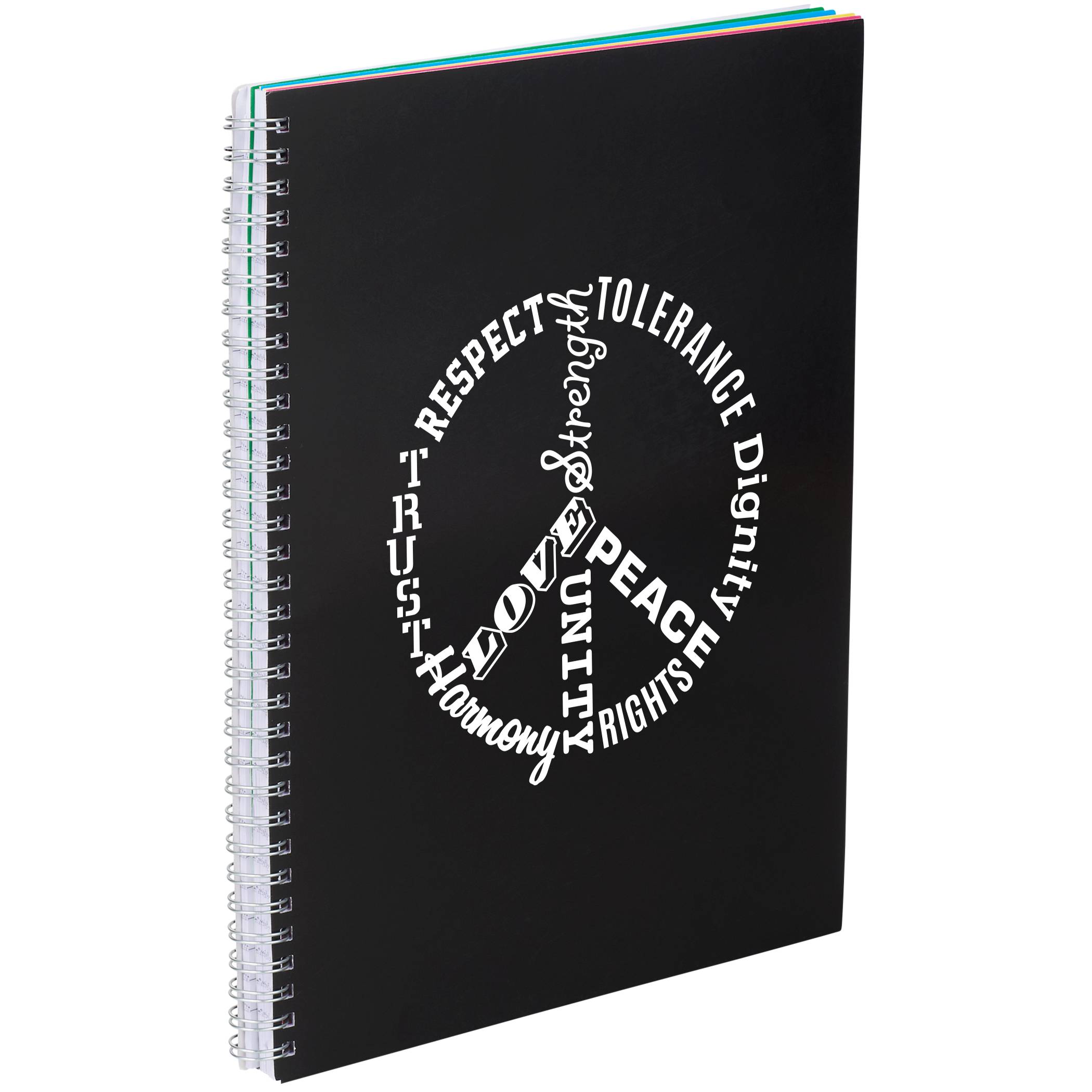 8.5" x 11" FSC® Mix Remark 5-subject Notebook - Image 9
