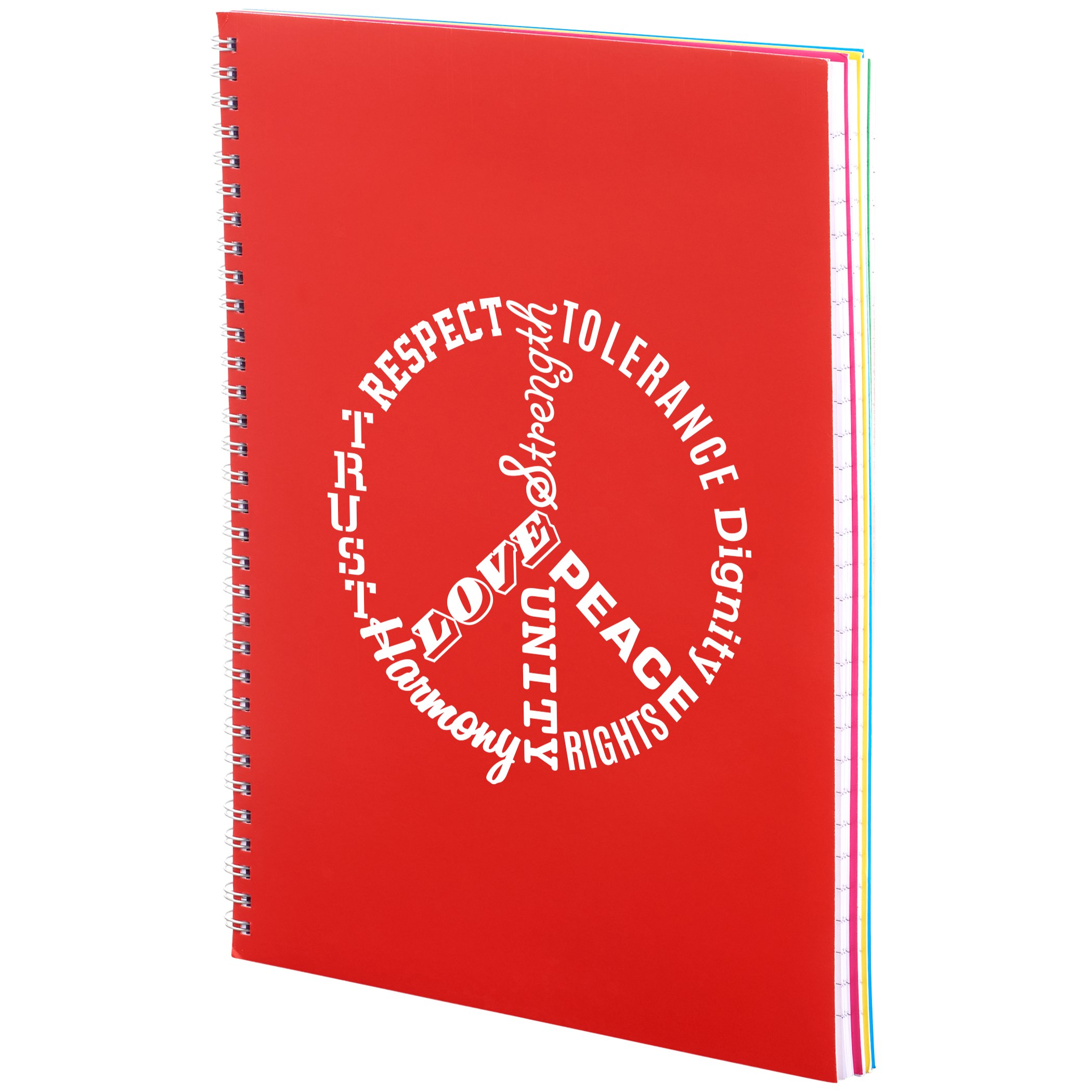 8.5" x 11" FSC® Mix Remark 5-subject Notebook - Image 25