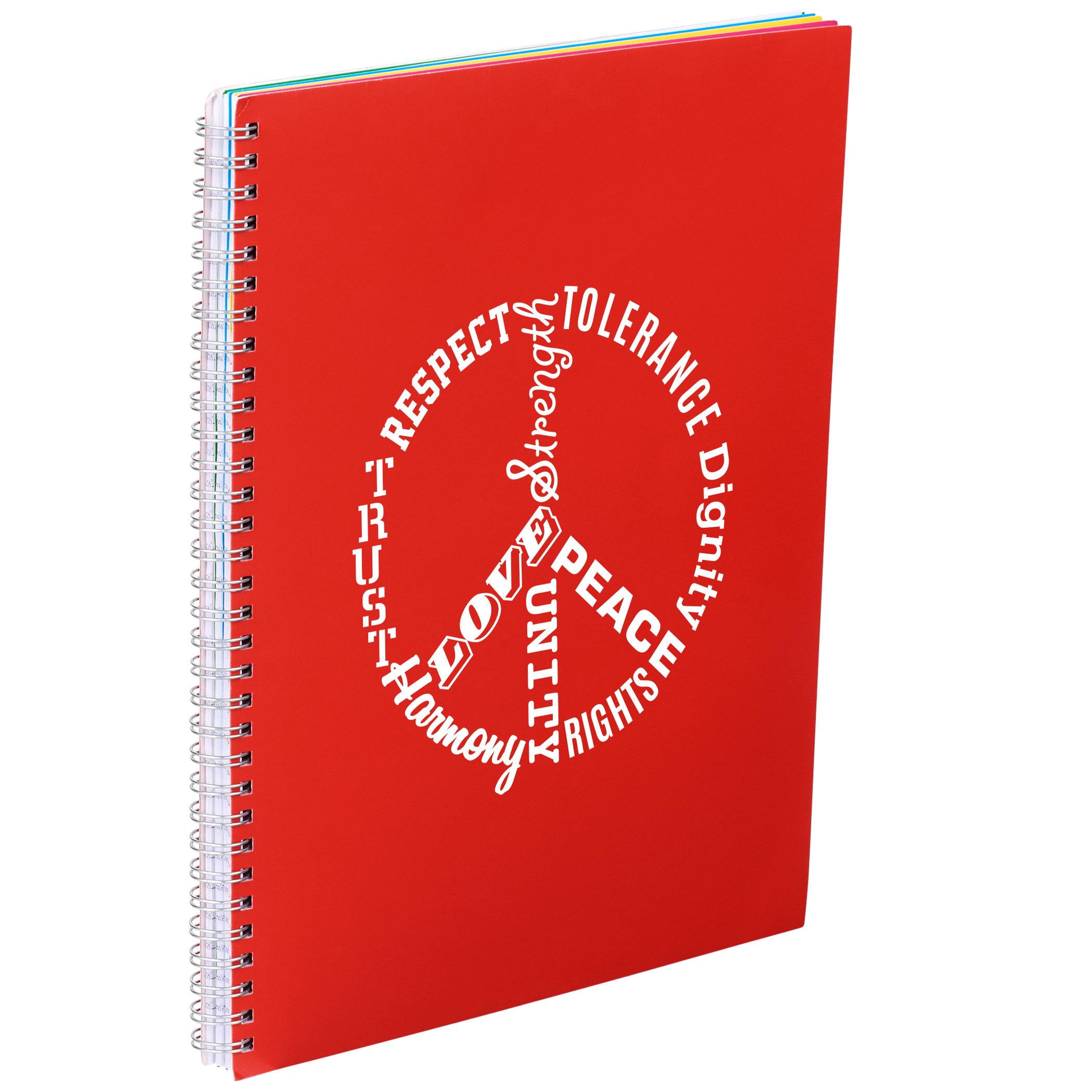 8.5" x 11" FSC® Mix Remark 5-subject Notebook - Image 26