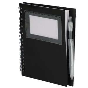 Alternative view of 5" x 7" FSC® Recycled Star Spiral Notebook with Pen