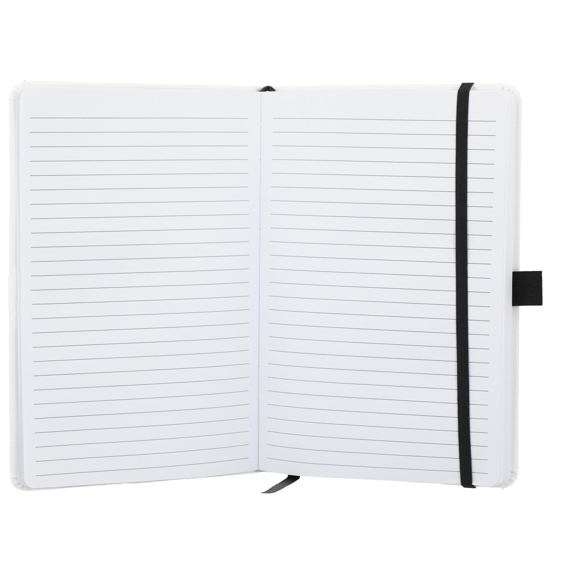 5.5" x 8.5" FSC® Recycled Bamboo Fiber Bound Notebook - Image 3