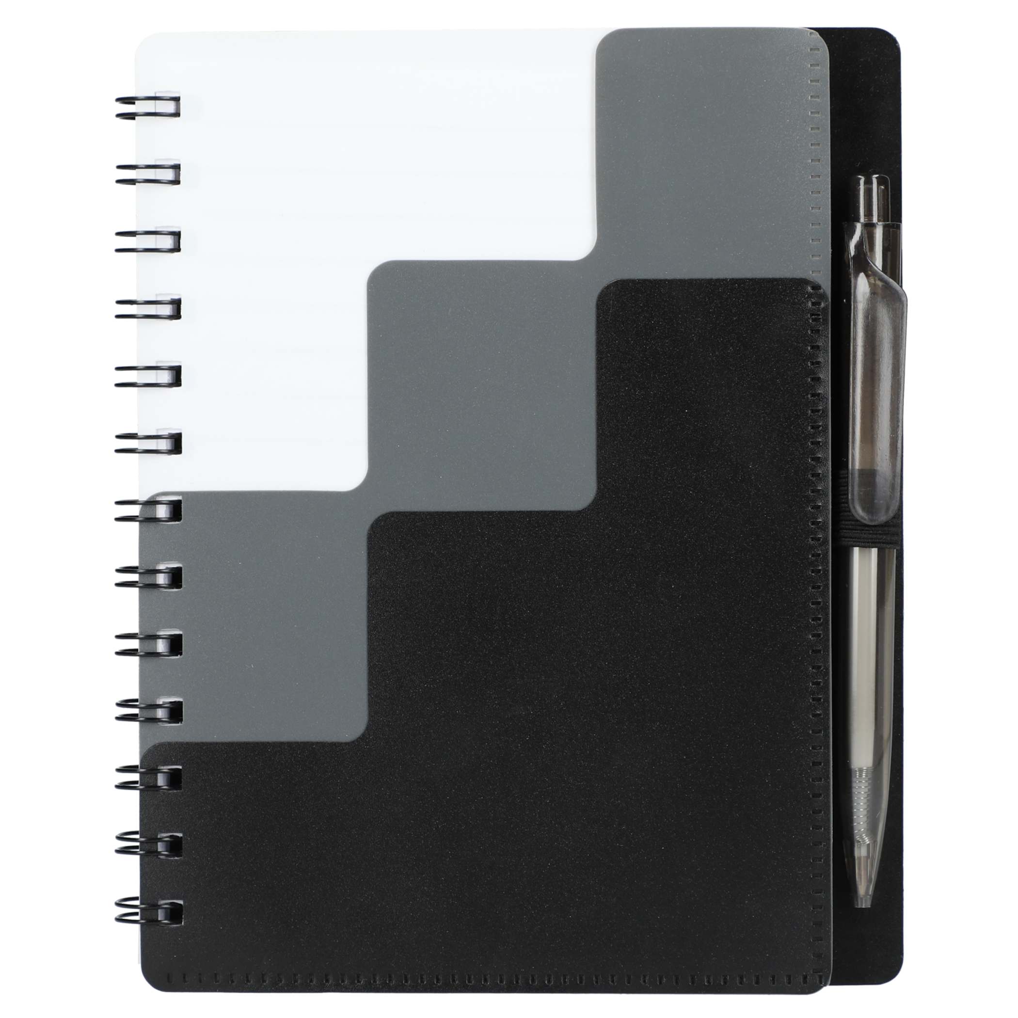 5" x 7" Recycled Pace Spiral Notebook w Pen - Image 4