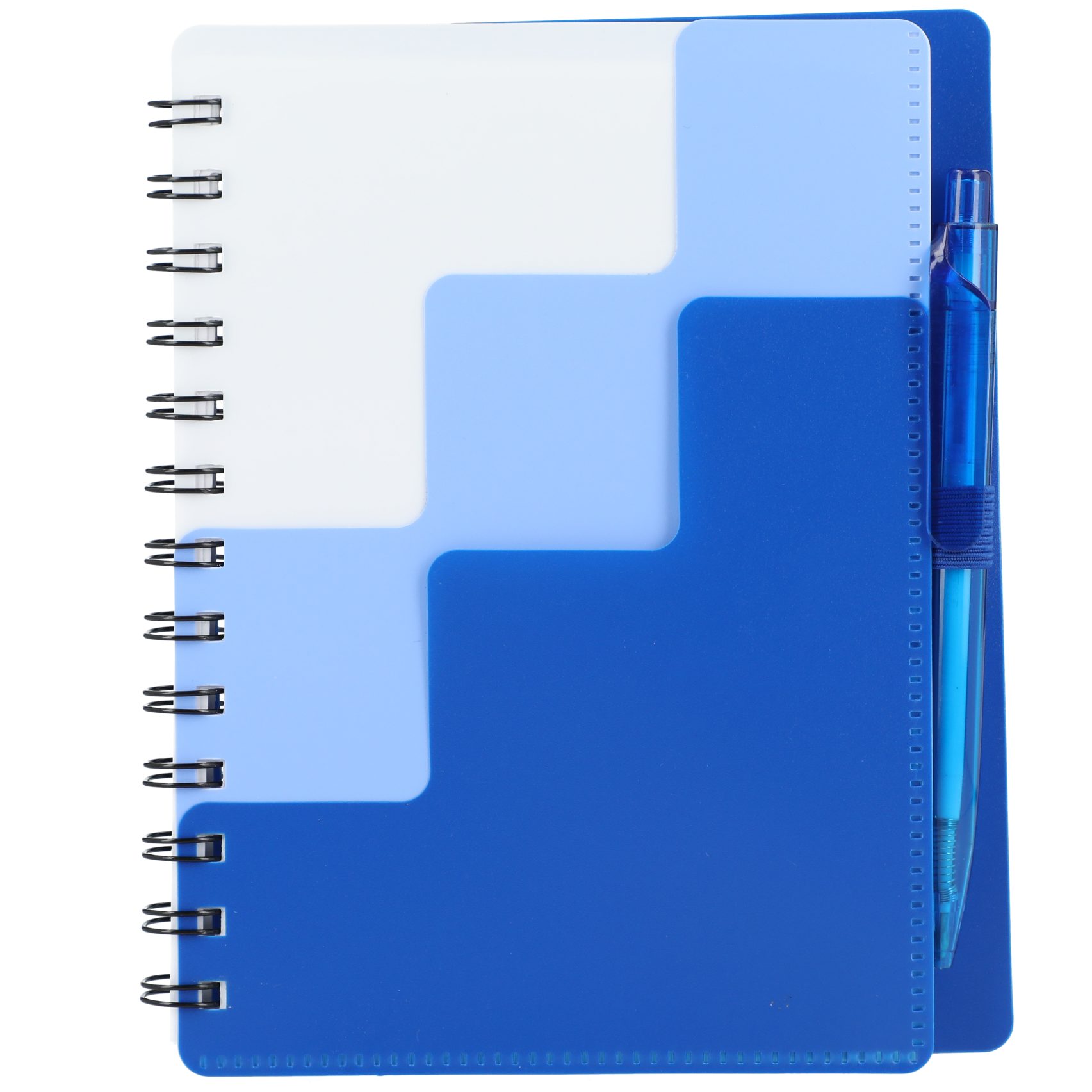 5" x 7" Recycled Pace Spiral Notebook w Pen - Image 7