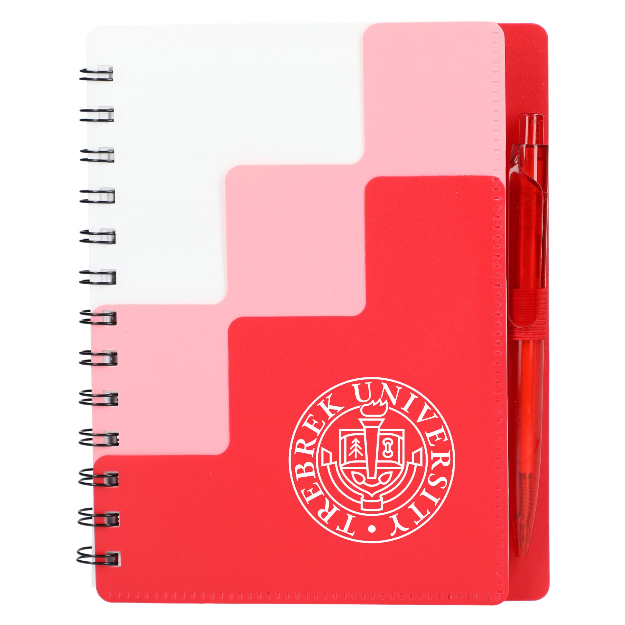 5" x 7" Recycled Pace Spiral Notebook w Pen - Image 12