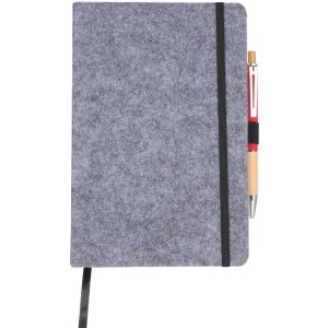 Alternative view of THE GOODS™ Recycled Felt 8" x 5.5" Bound Notebook