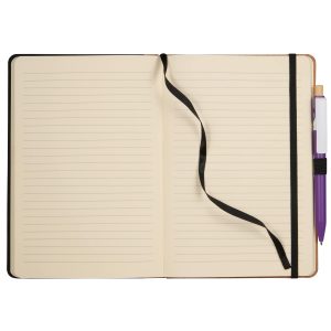 Alternative view of 5.5" x 8.5" Recycled PET and Cork Bound Journal