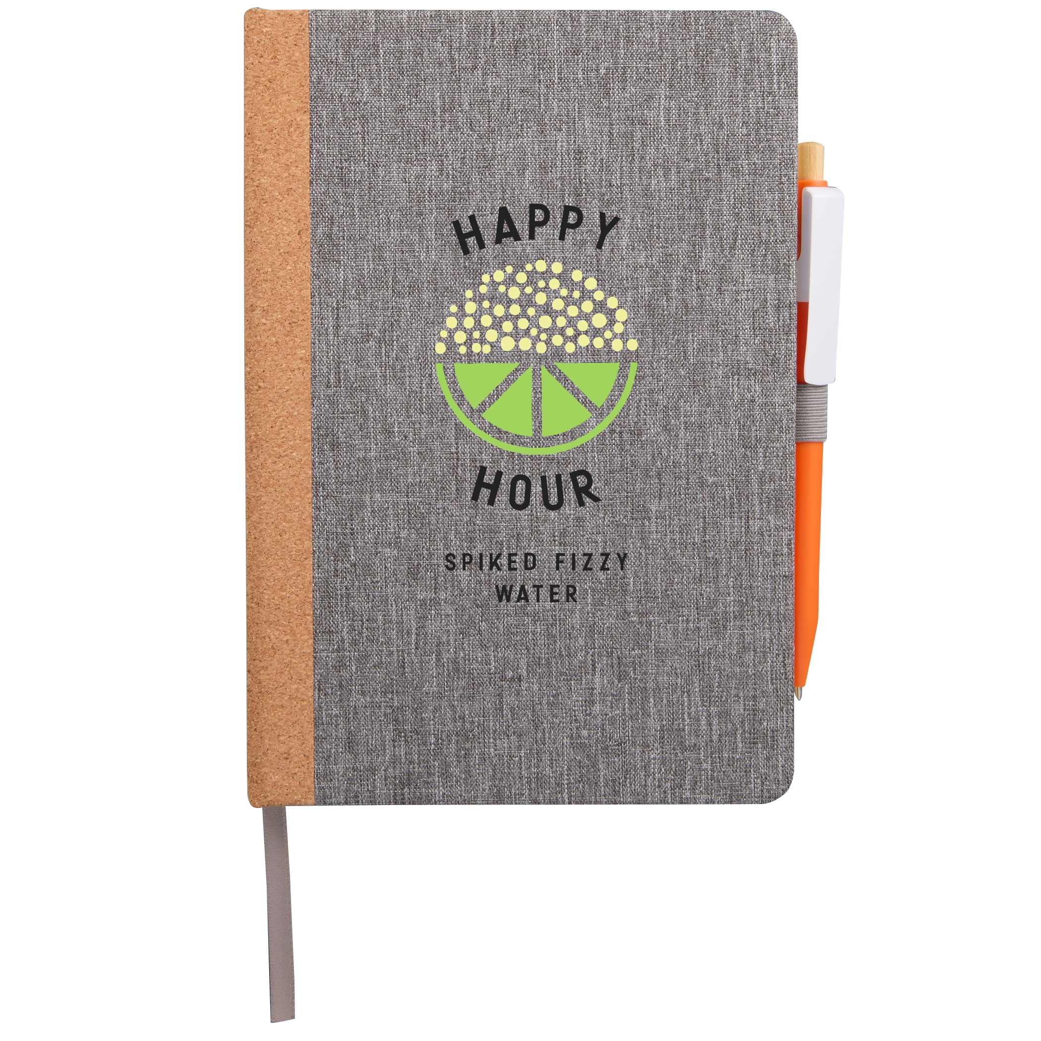 5.5" x 8.5" Recycled PET and Cork Bound Journal - Image 16