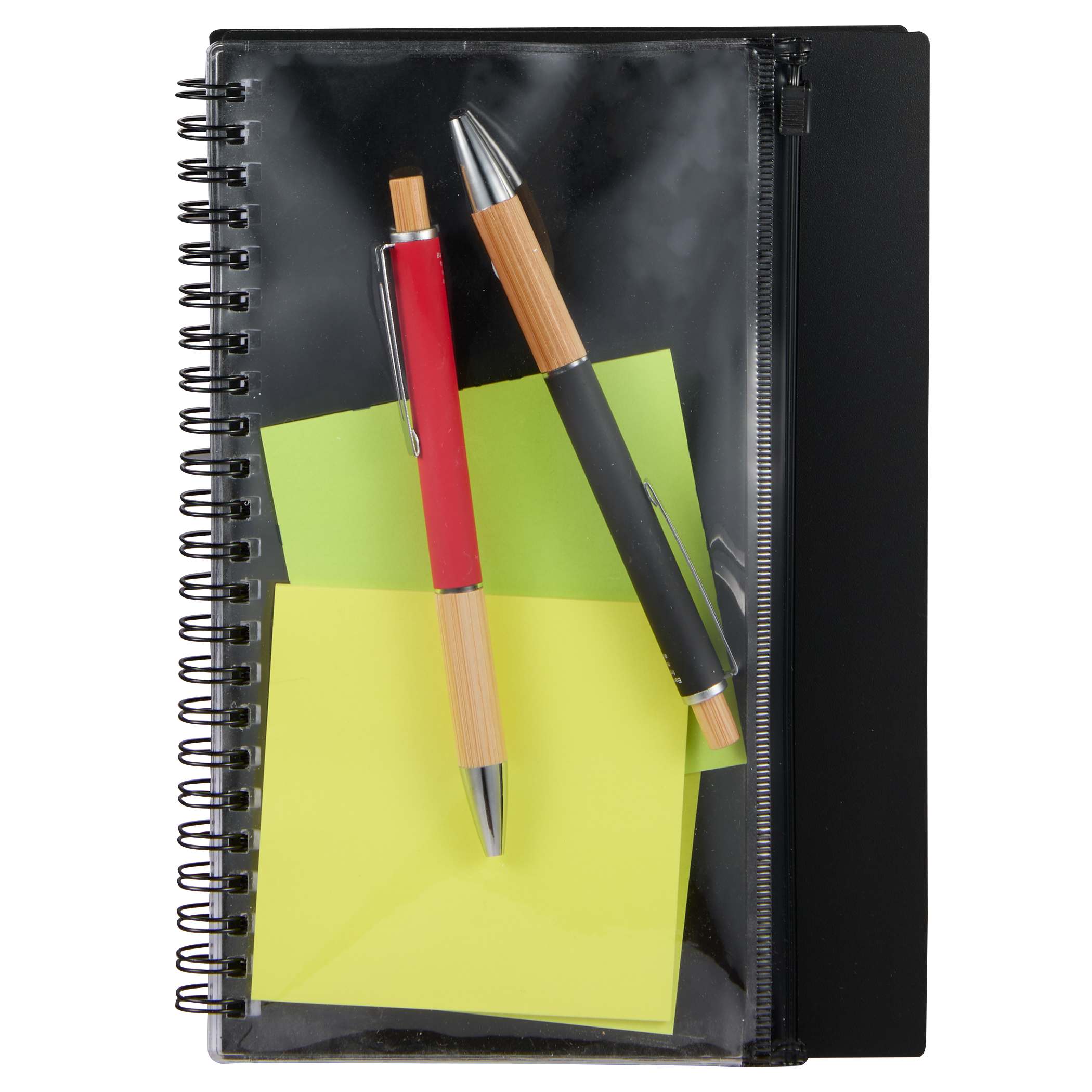 5.5" x 8.5" Spiral Notebook with Clear Pocket - Image 5