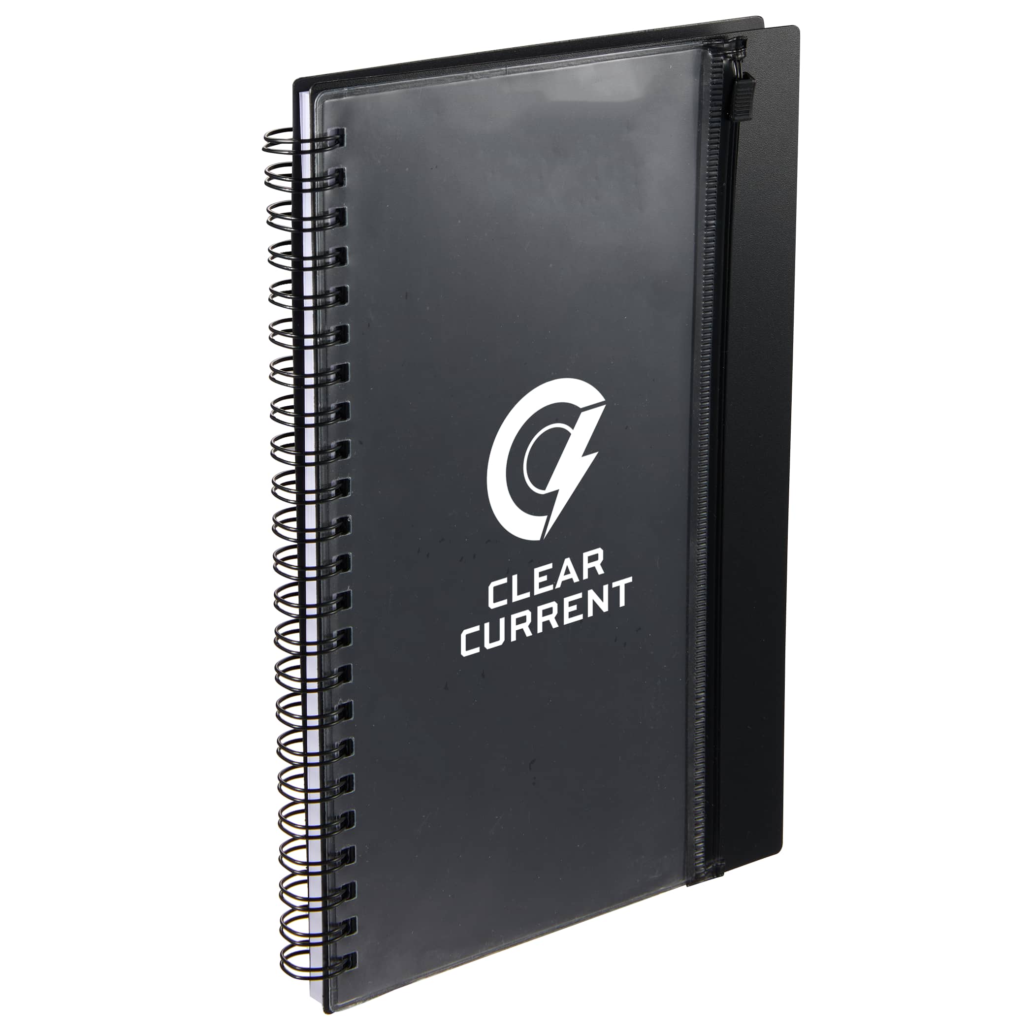 5.5" x 8.5" Spiral Notebook with Clear Pocket - Image 7