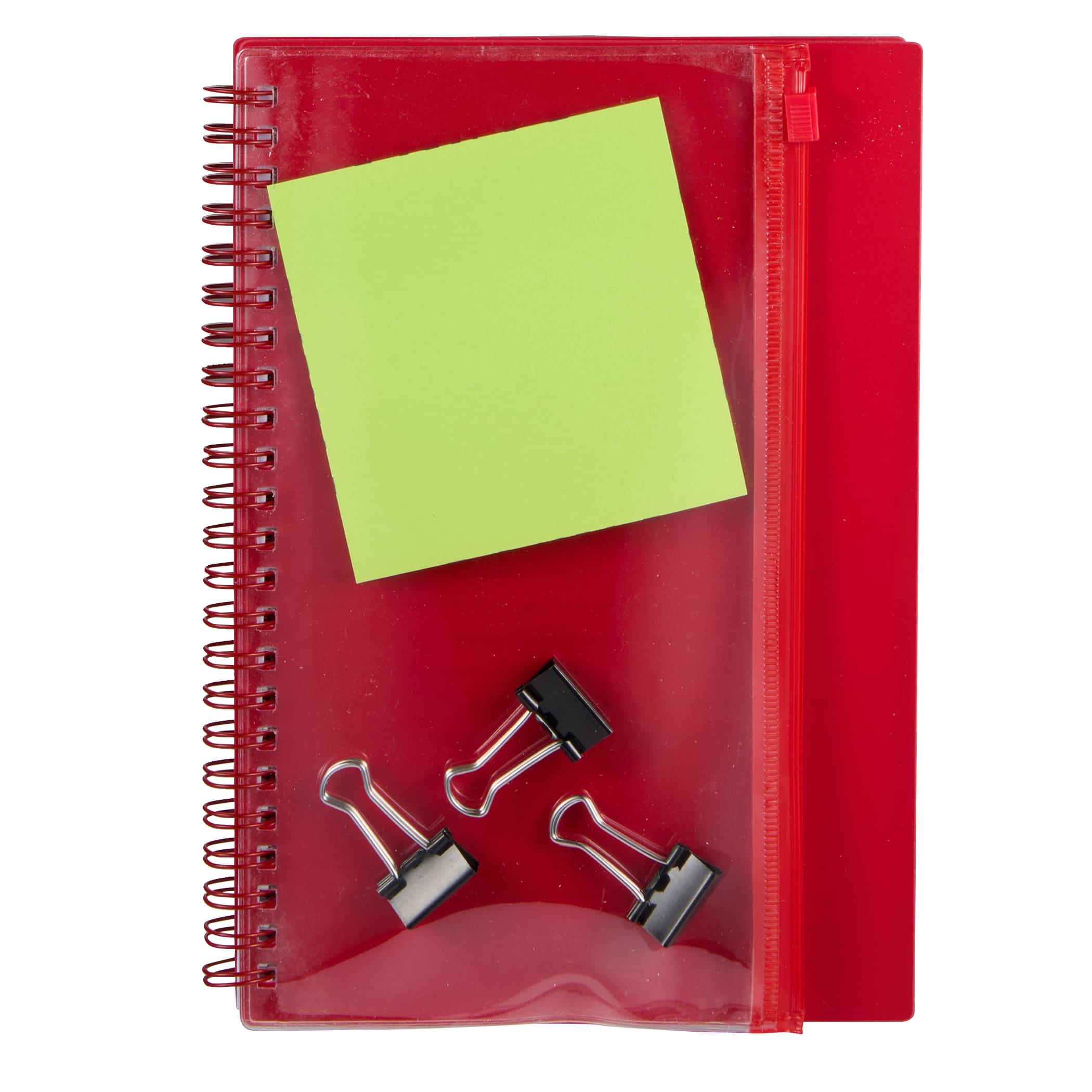 5.5" x 8.5" Spiral Notebook with Clear Pocket - Image 22