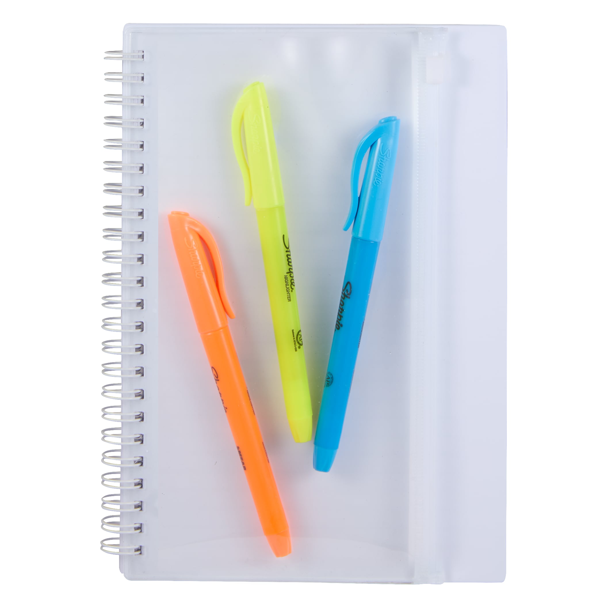 5.5" x 8.5" Spiral Notebook with Clear Pocket - Image 28