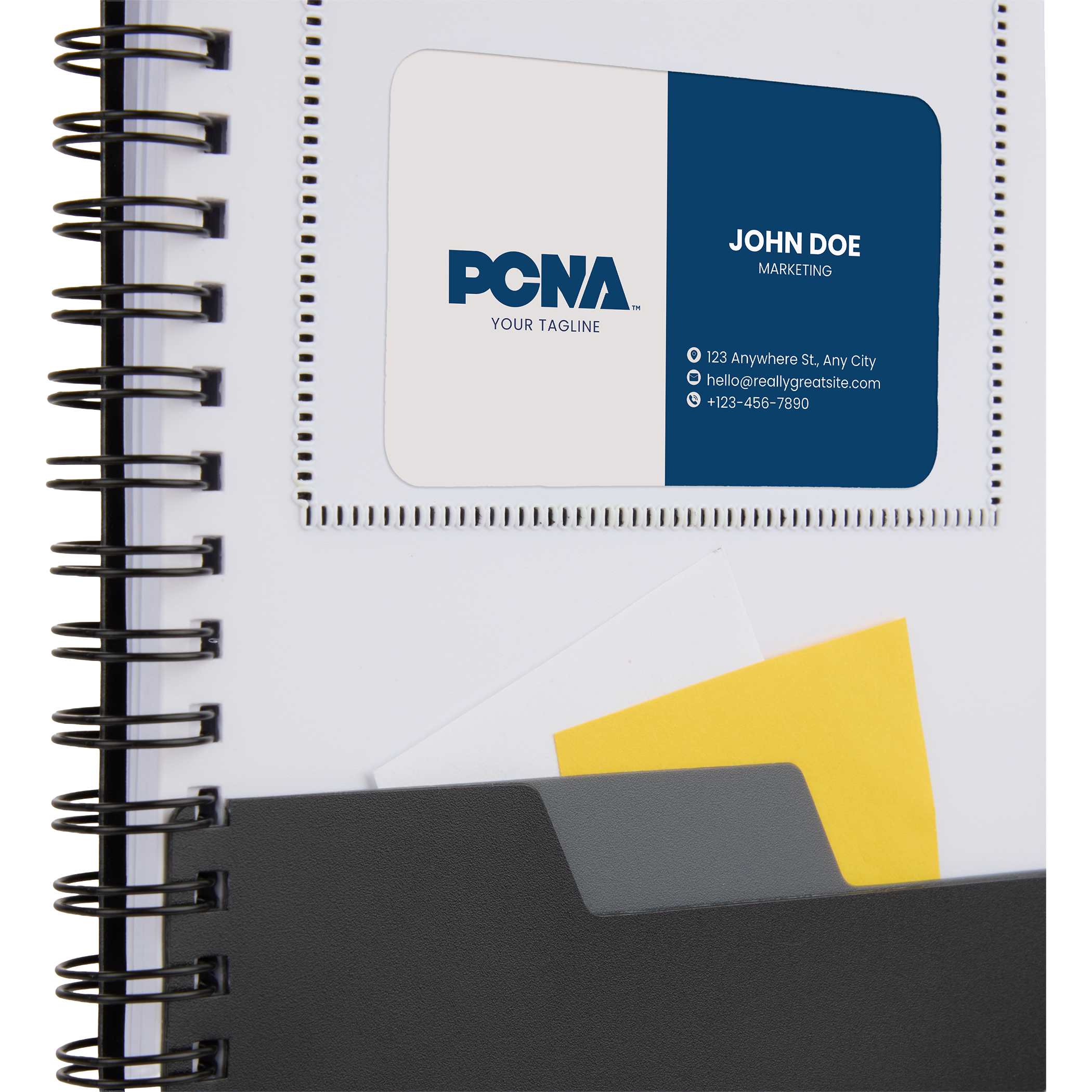 5" x 7" FSC® Recycled Stash Spiral Notebook - Image 7