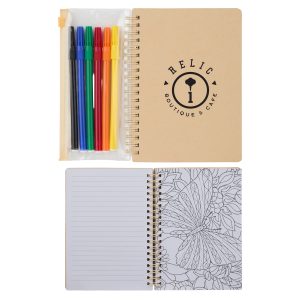 5" x 7" FSC® Mix Doodle Notebook with Markers