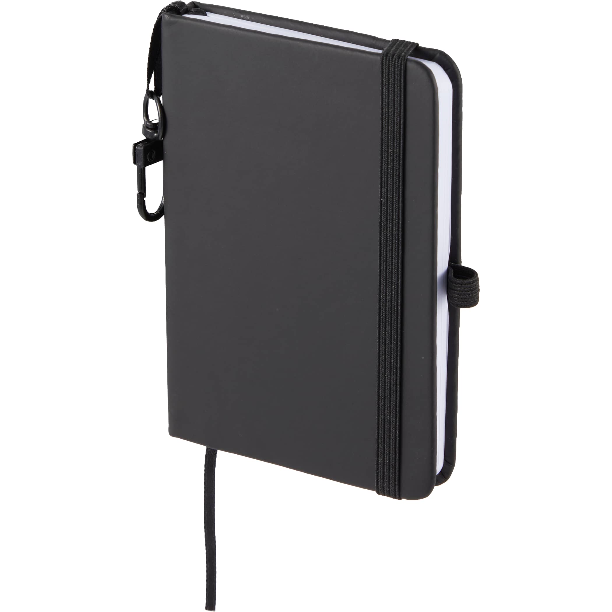 Mini Recycled Notebook with Clip - Image 2