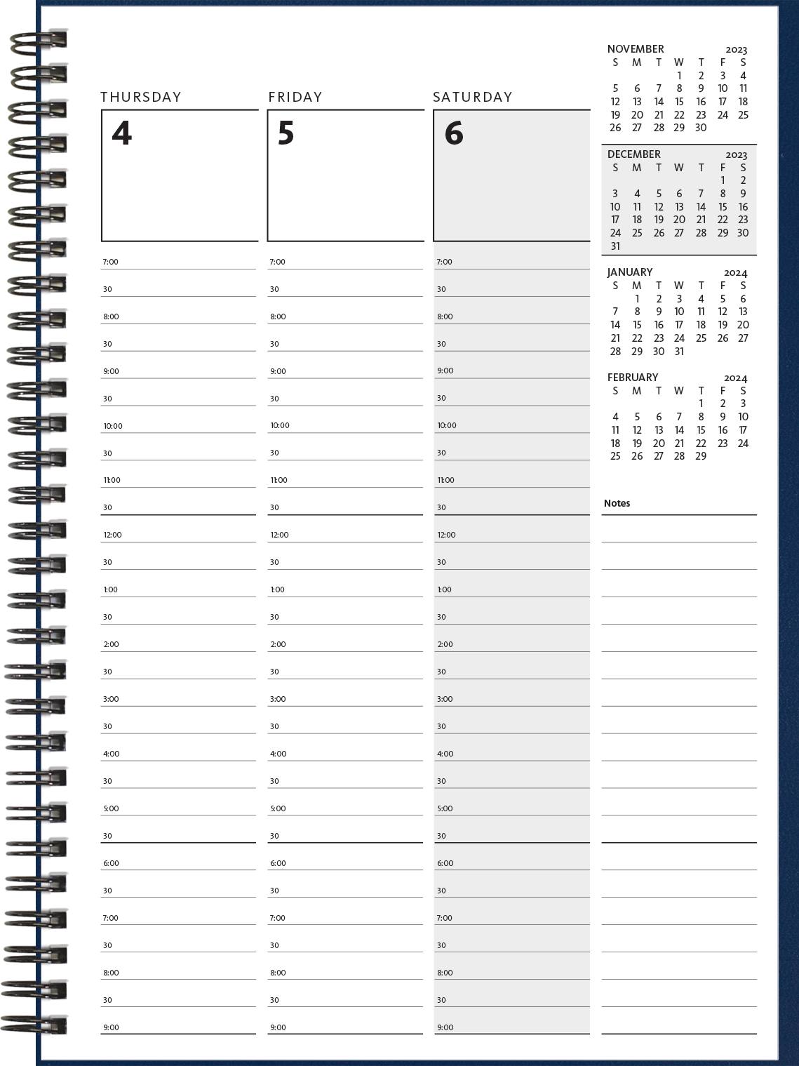 FSC® Mix Weekly Organizer Value Comp Cover Calendar by JournalBooks® - Image 5